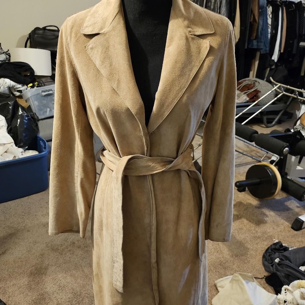 Andrew Marc soft suede coat